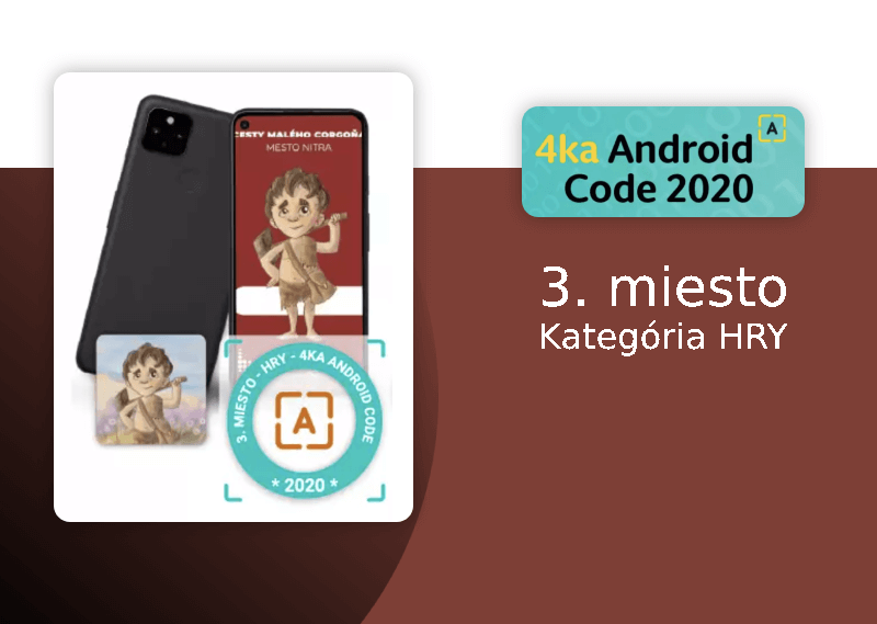 Android Code 2020. Our application won 3rd place in the category GAMES.